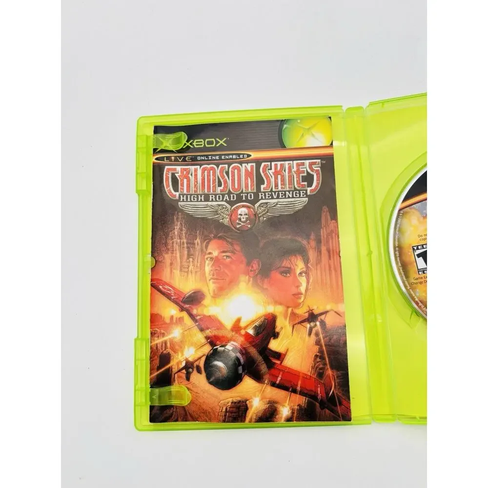 Crimson Skies: High Road to Revenge Xbox Tested Complete VG Condition Works CIB